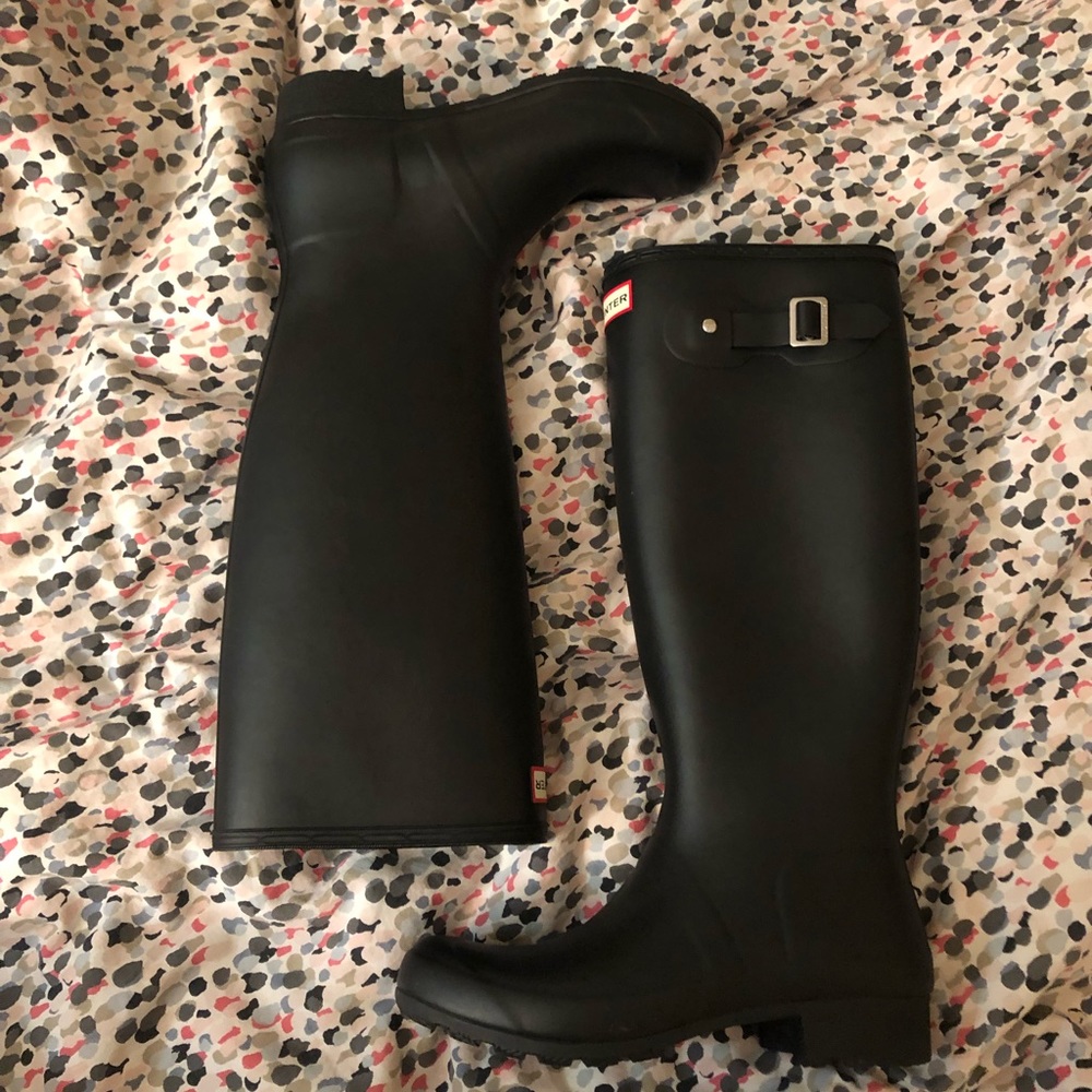 NWT Tall Black Hunter Boots ☔️